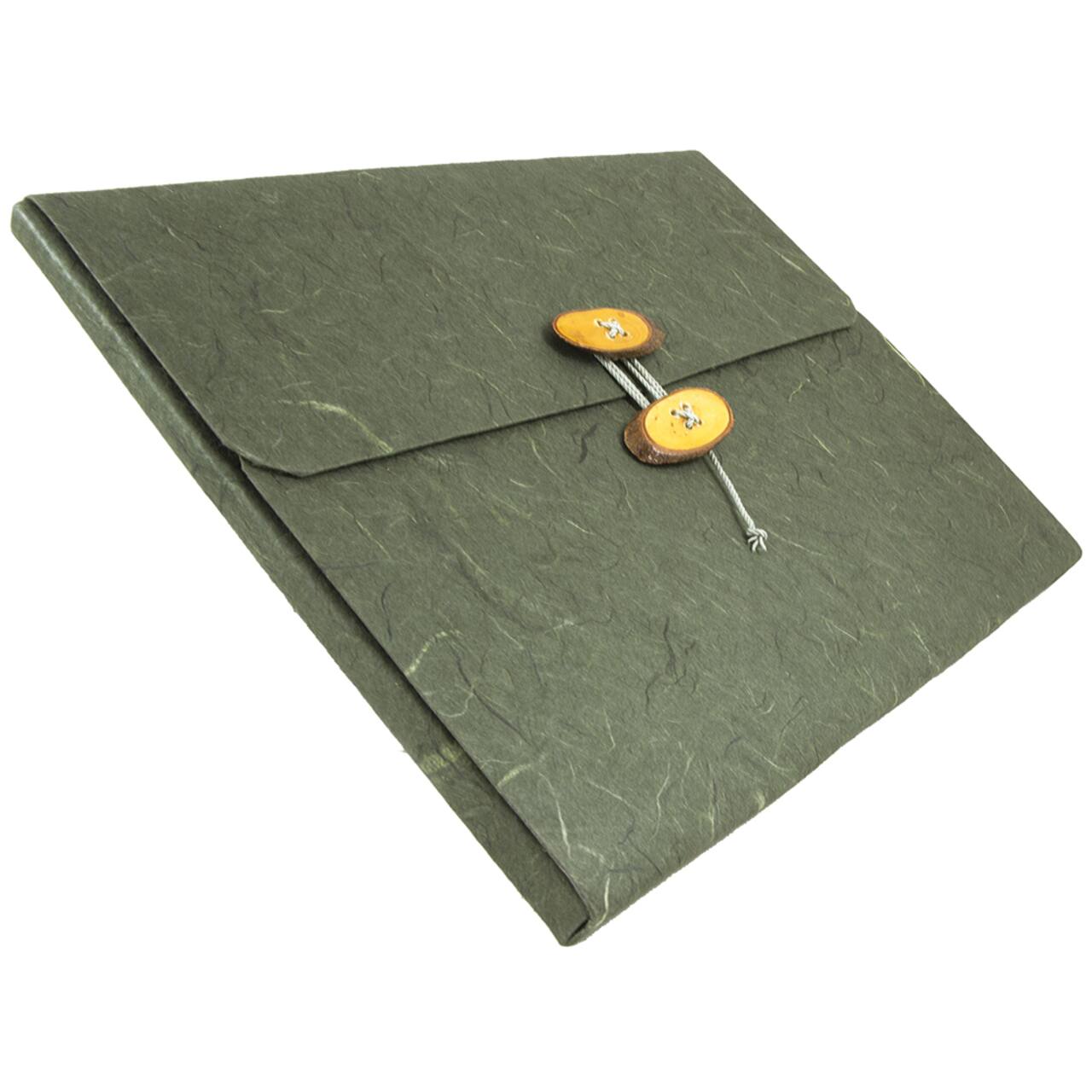 JAM Paper Portfolio with Button & String Closure 9" x 11.75"